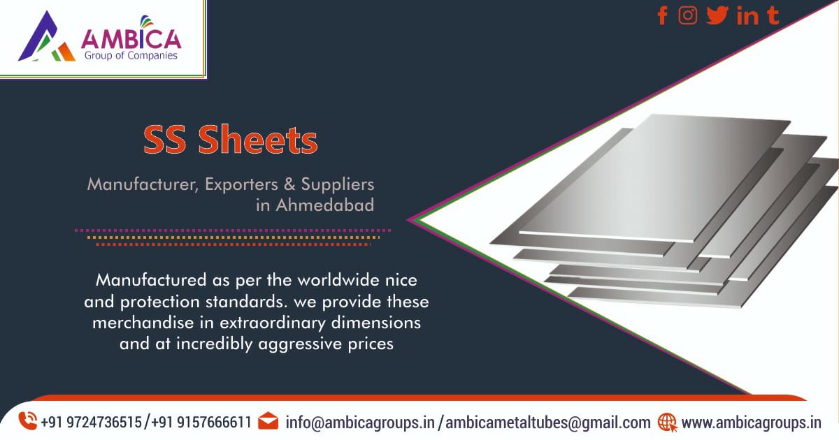 SS Sheets Manufacturer, Suppliers & Exporters in India