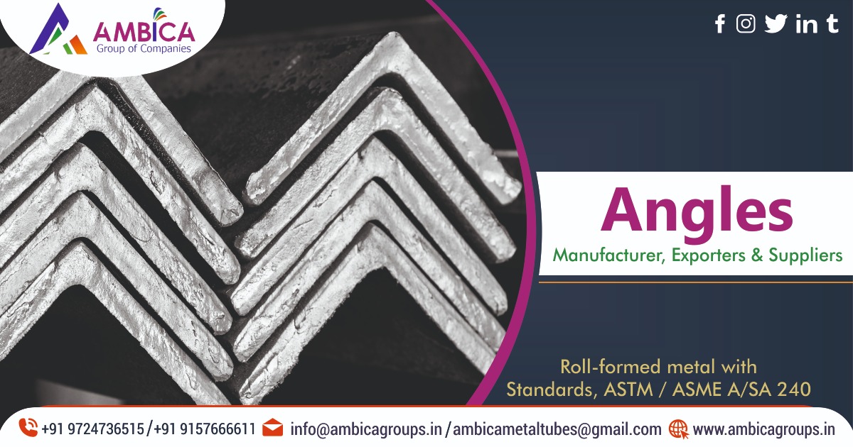 SS Angles Manufacturer, Exporters & Suppliers in Ahmedabad