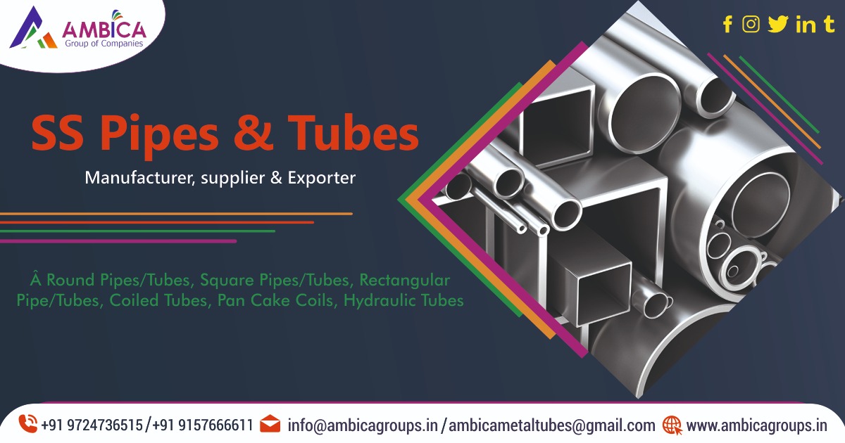SS Pipes & Tubes Manufacturer & Supplier in Ahmedabad