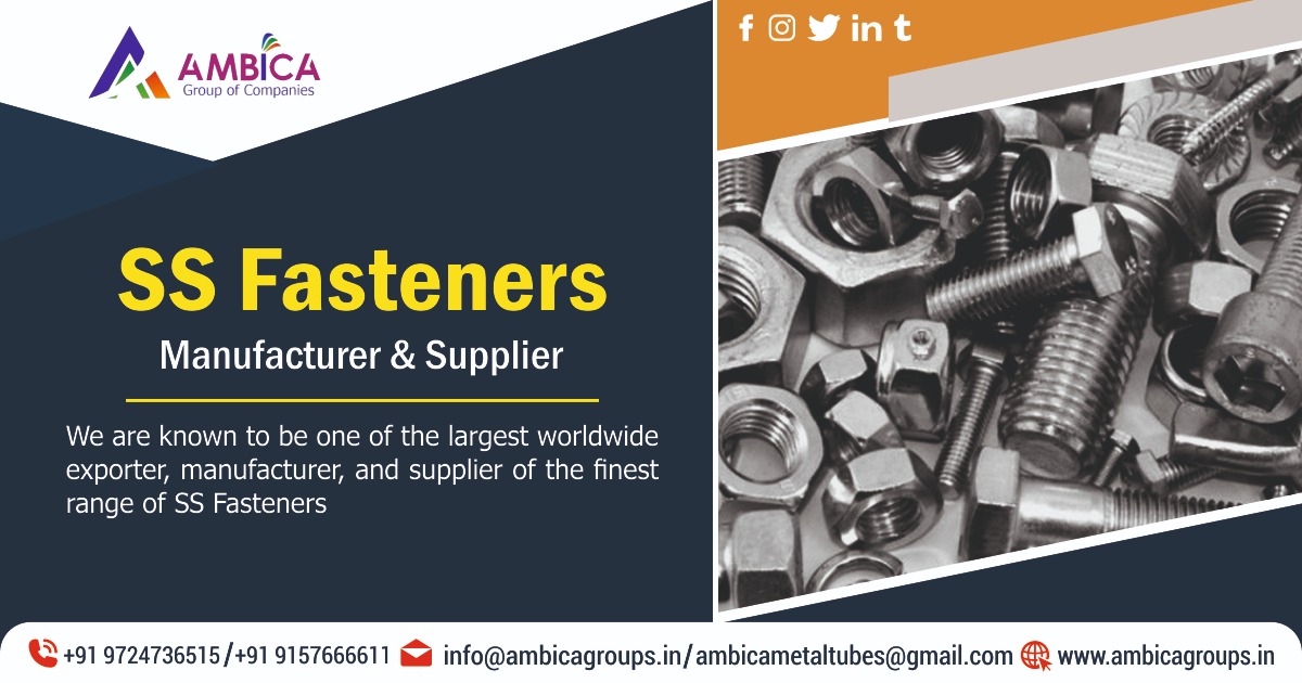 Stainless Steel Fasteners Manufacturer in India