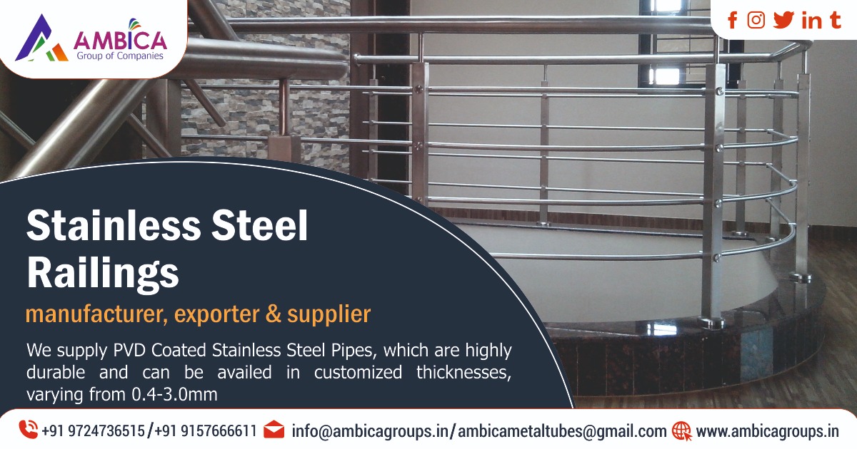 SS Railing Manufacturer in India