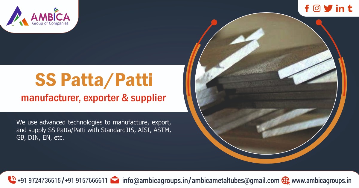 SS Patta/Patti Supplier in India