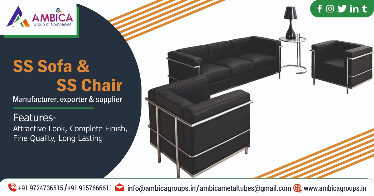 SS Sofa and SS Chair Manufacturer In Ahmedabad