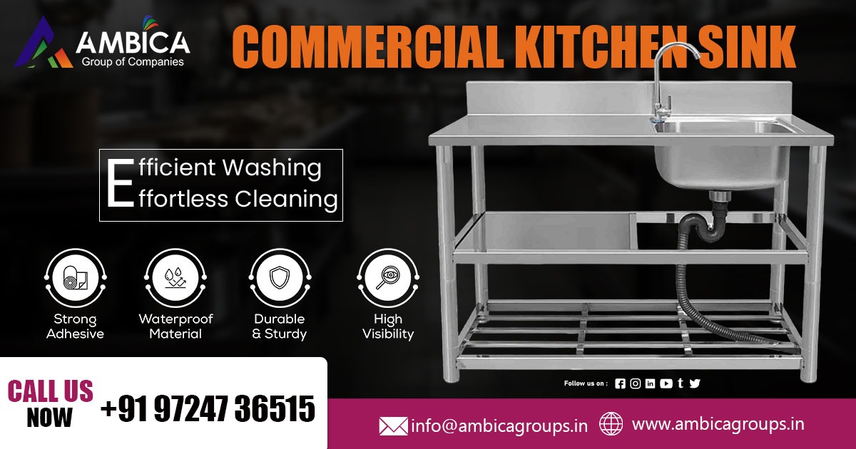 Supplier of Commercial Kitchen Sink in Assam