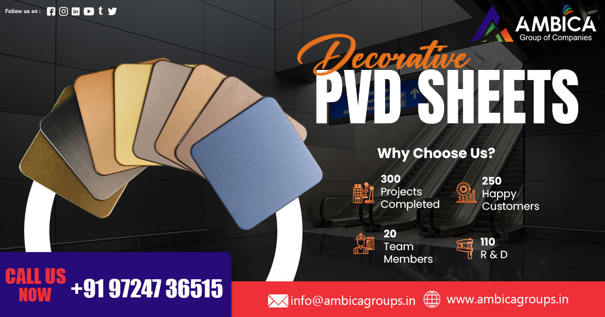 Supplier of PVD Sheet in Madhya Pradesh