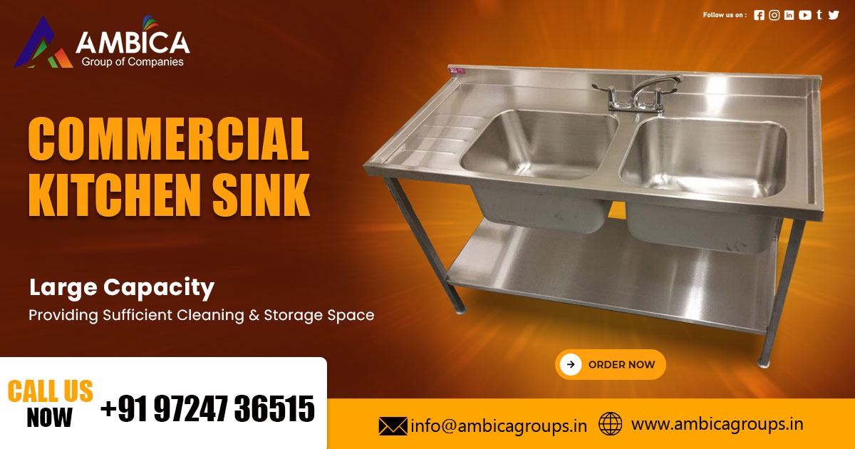Commercial Kitchen Sink in Maharashtra
