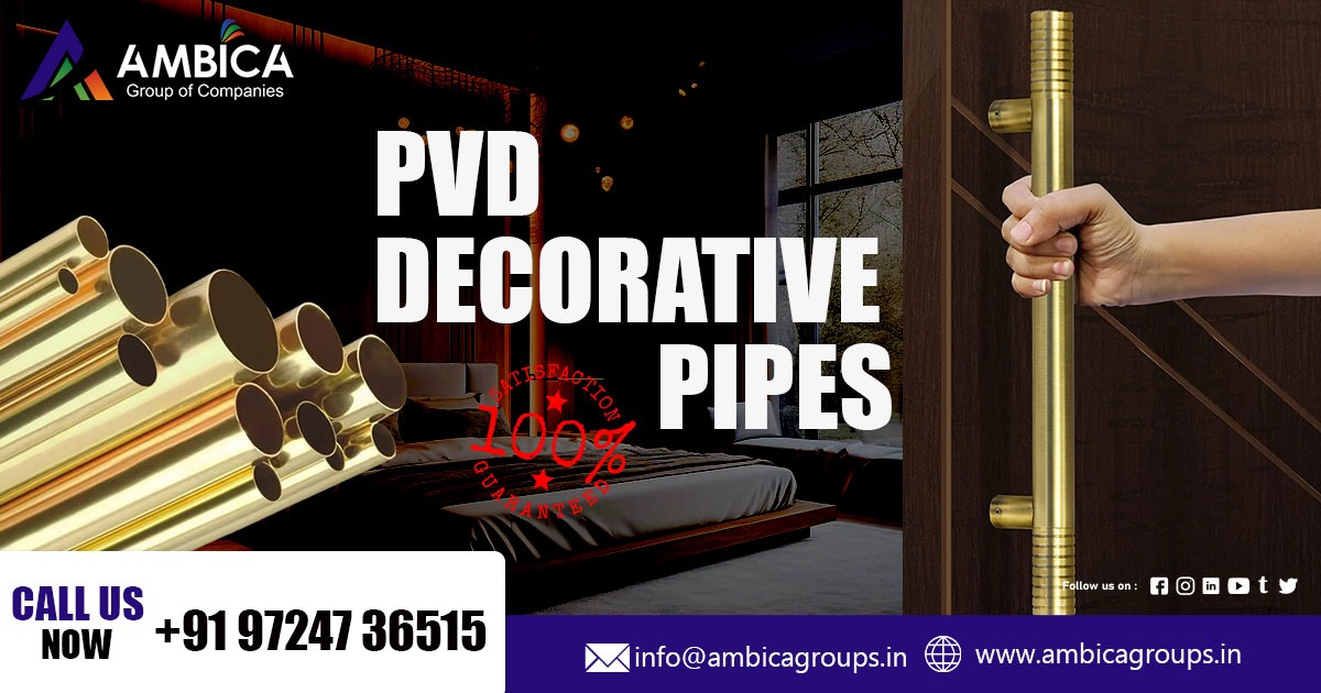 PVD Decorative Pipes Supplier in Punjab
