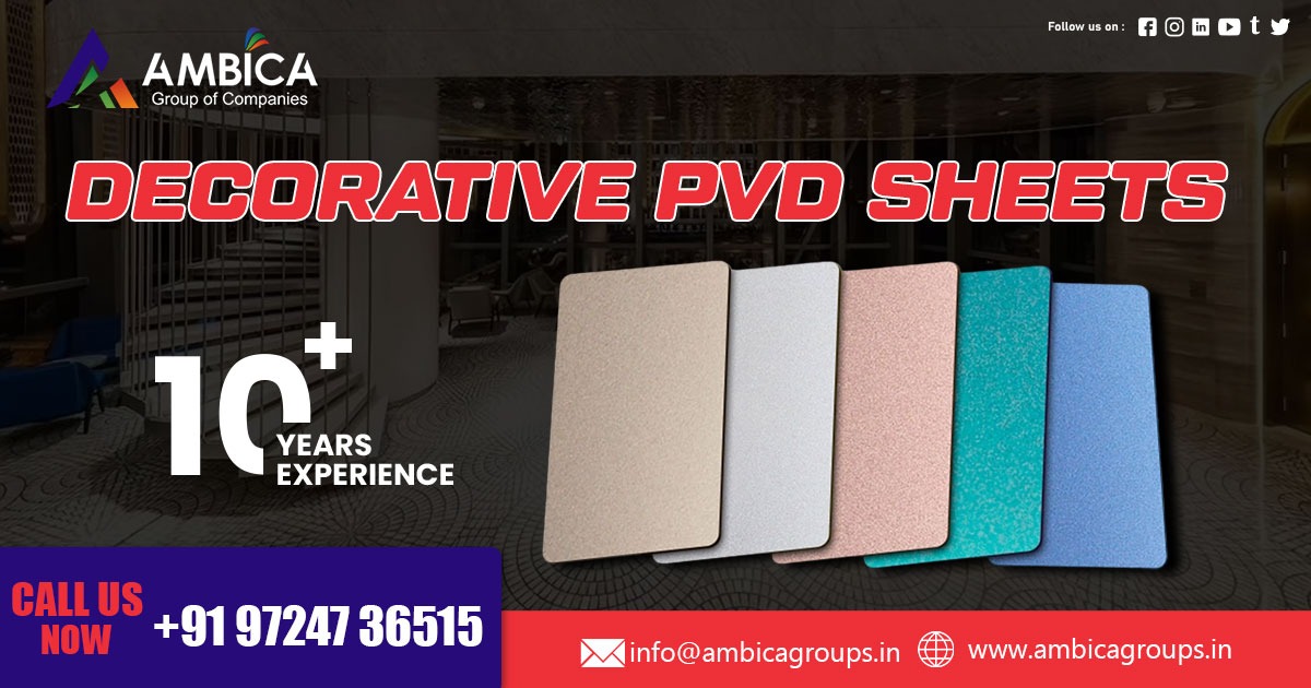 PVD Decorative Sheets Supplier in Chhattisgarh
