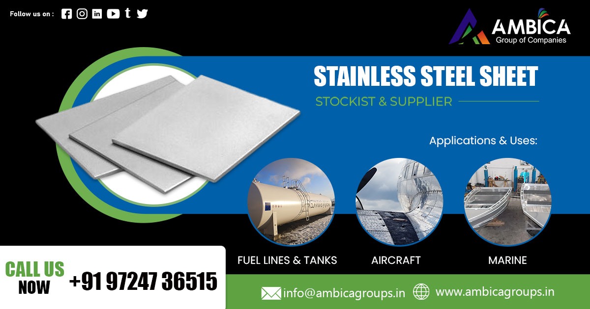 Stainless Steel Sheets Supplier in Assam
