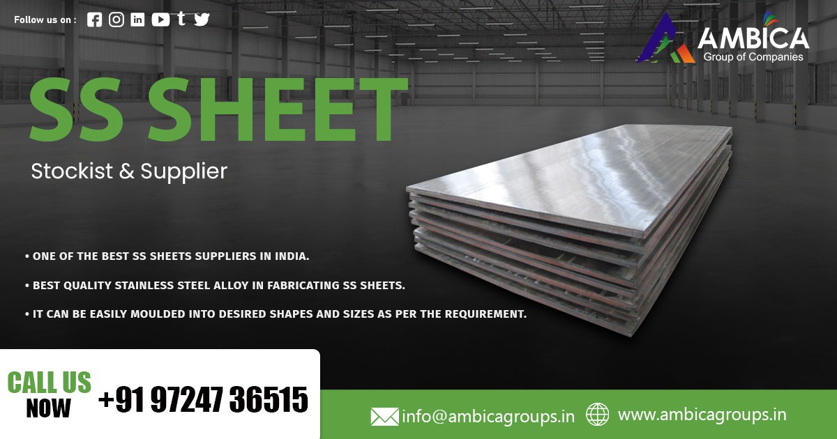 Stainless Steel Sheets Supplier in Chhattisgarh