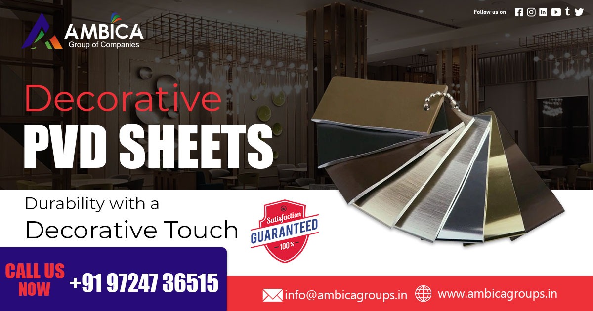 PVD Decorative Sheet Supplier in Uttar Pradesh