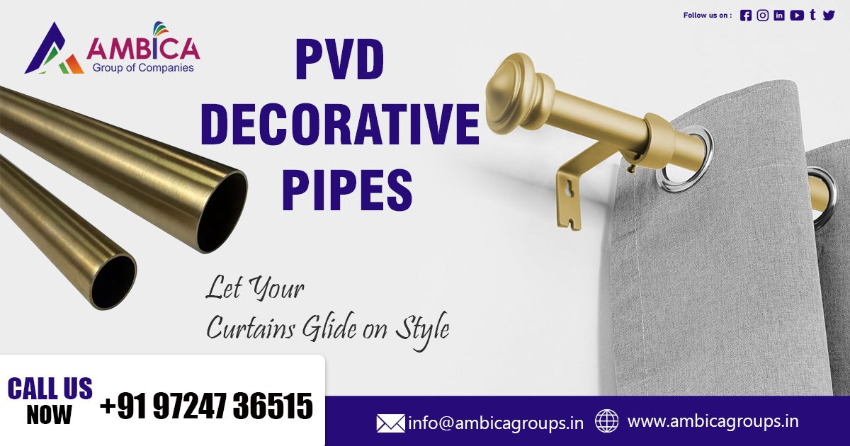 PVD Decorative Pipes in Rajasthan