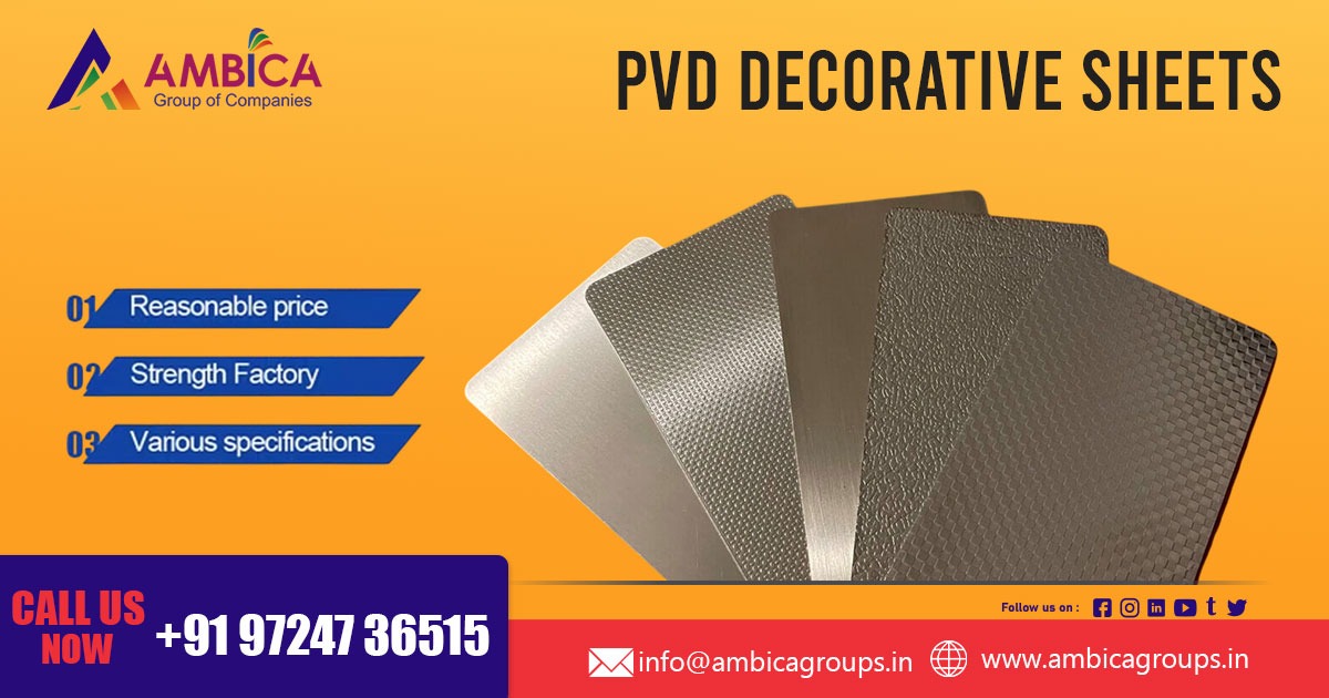 PVD Decorative Sheets in Maharashtra