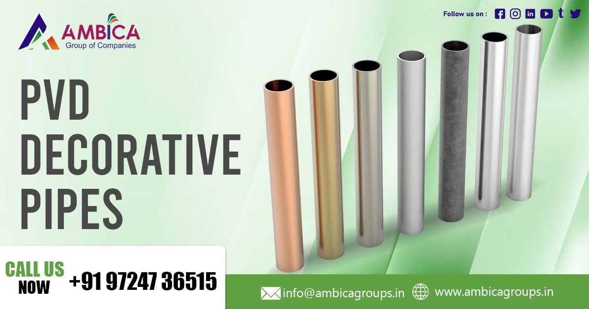 PVD Decorative Pipes in Andhra Pradesh