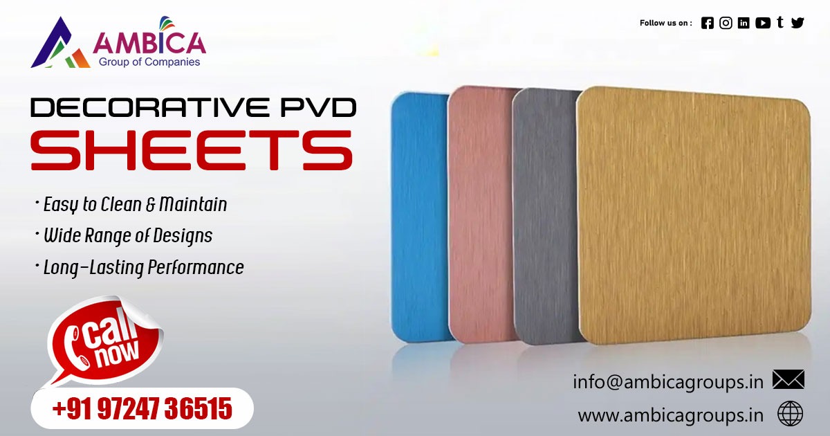 PVD Decorative Sheets in Chhattisgarh