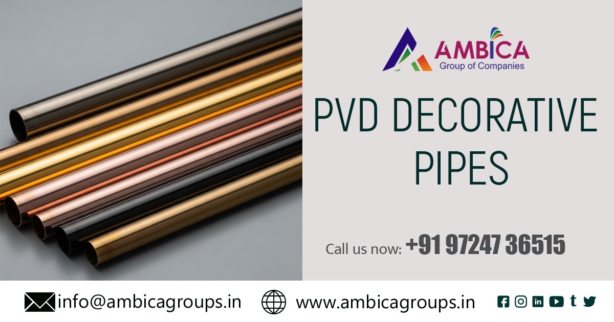 PVD Decorative Pipes in Jharkhand