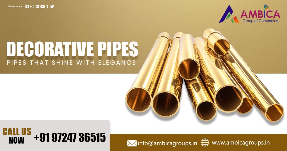 PVD Decorative Pipes in Tamil Nadu